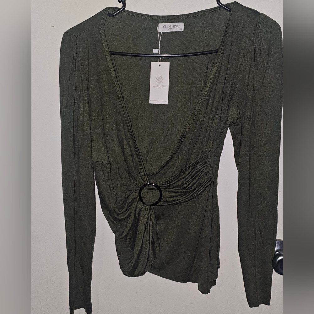 Clothing Galore 3-Piece Olive Jersey Set – Size M (fits S/M)